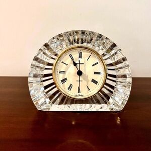 Vintage Crystal Staiger Clock - Made in Germany 5.30"